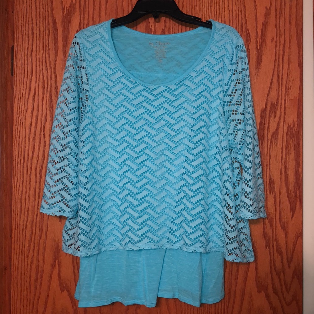 Chico’s layered flowy blouse